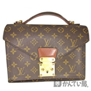 LOUIS VUITTON Monceau Monogram Canvas Brown Bag Business